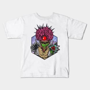 mother brain metroid Kids T-Shirt